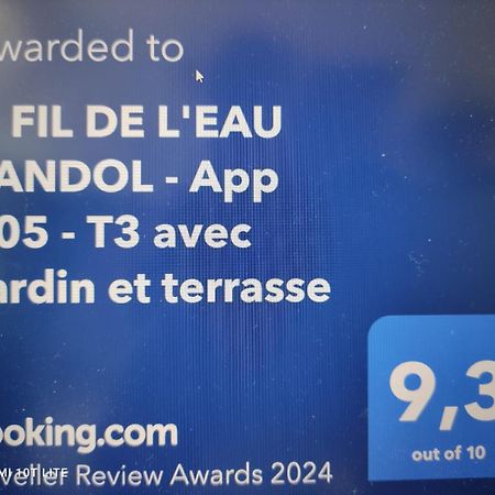 Апартаменти O Fil De L'Eau Bandol - App A05 - T3 Avec Jardin Et Terrasse Екстер'єр фото