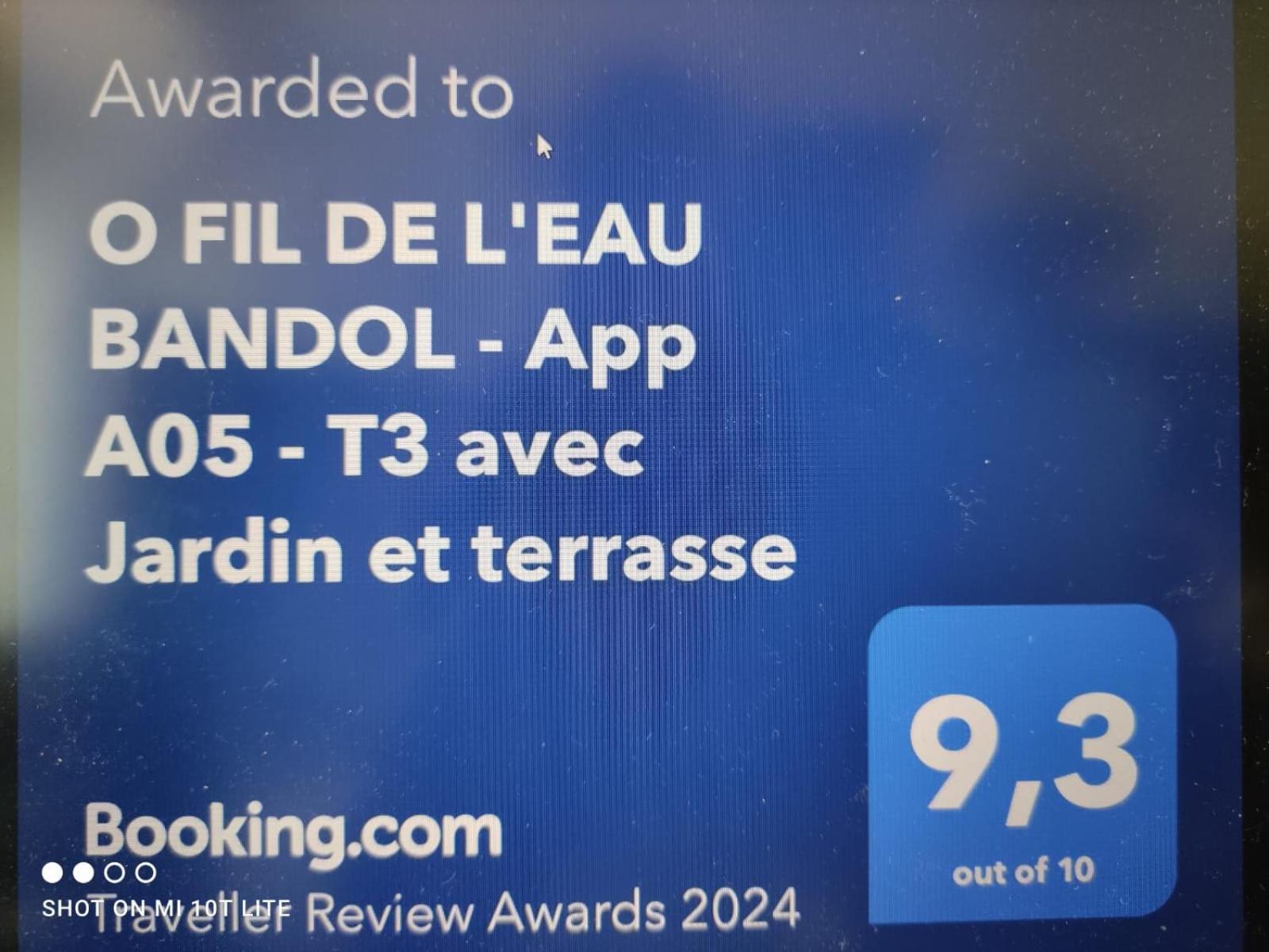 Апартаменти O Fil De L'Eau Bandol - App A05 - T3 Avec Jardin Et Terrasse Екстер'єр фото